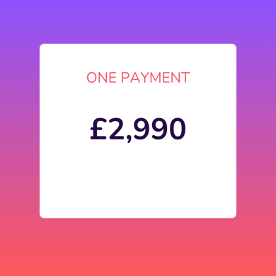 ONE PAYMENT - EARLY BIRD
